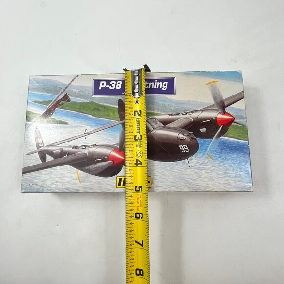 Heller P-38 Lightning 1/72 Scale Model Kit 66 Pieces No. 80273 Vintage Aircraft - Picture 7 of 7